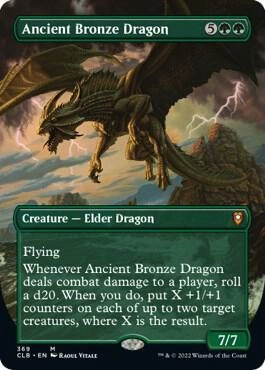 Ancient Bronze Dragon (Borderless) Foil