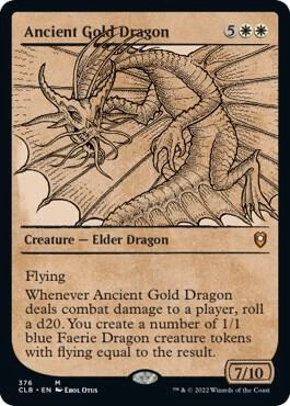 Ancient Gold Dragon (Showcase) Foil
