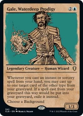 Gale, Waterdeep Prodigy (Showcase) Foil