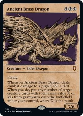 Ancient Brass Dragon (Showcase) Foil