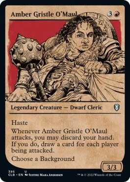 Amber Gristle O'Maul (Showcase) Foil
