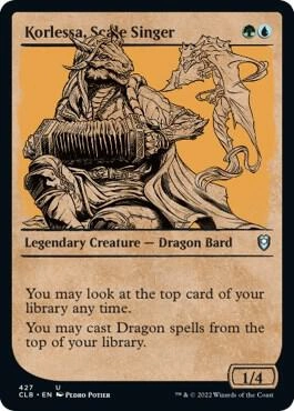 Korlessa, Scale Singer (Showcase) Foil