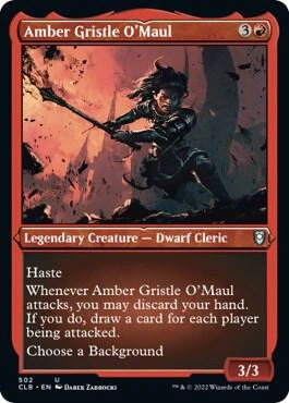 Amber Gristle O'Maul (Foil Etched)