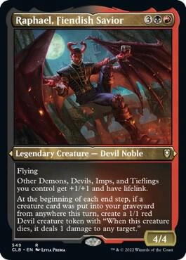 Raphael, Fiendish Savior (Foil Etched)