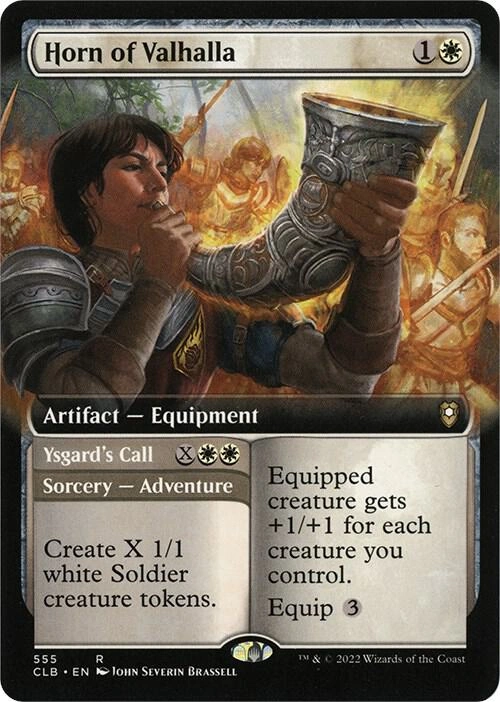 Horn of Valhalla (Extended Art) Foil
