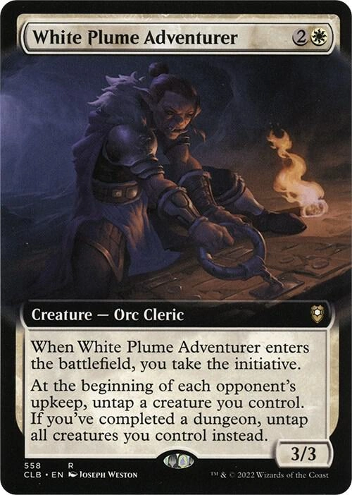 White Plume Adventurer (Extended Art) Foil