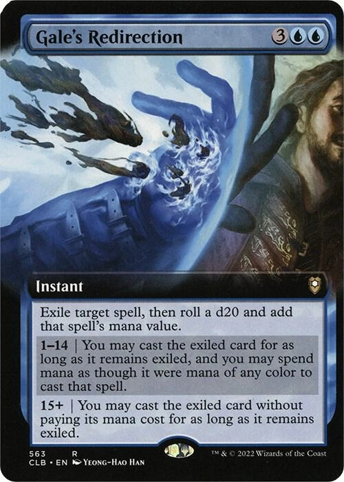 Gale's Redirection (Extended Art) Foil