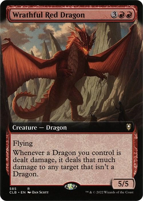 Wrathful Red Dragon (Extended Art) Foil