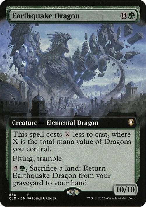 Earthquake Dragon (Extended Art) Foil