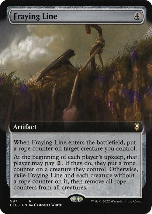 Fraying Line (Extended Art) Foil