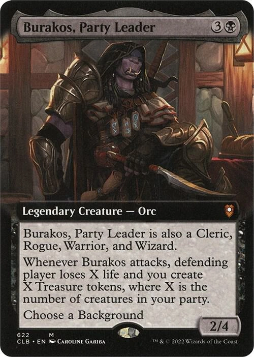 Burakos, Party Leader (Extended Art) Foil
