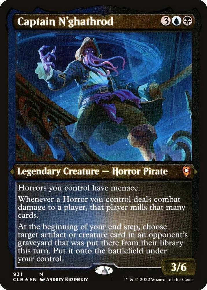 Captain N'ghathrod (Display Commander) - Thick Stock Foil