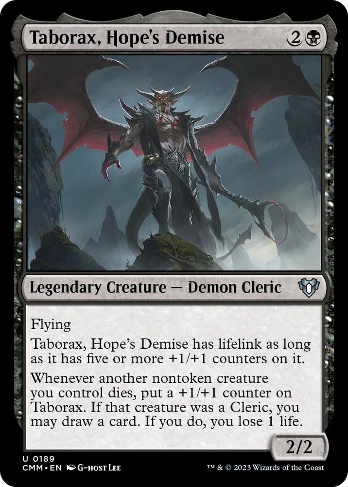 Taborax, Hope's Demise Foil