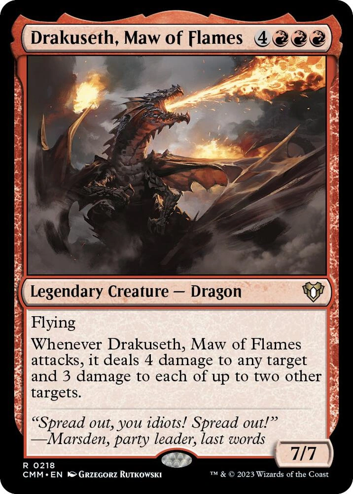 Drakuseth, Maw of Flames Foil