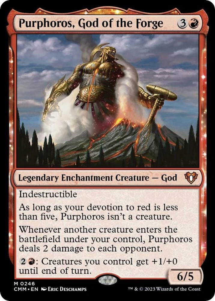 Purphoros, God of the Forge Foil
