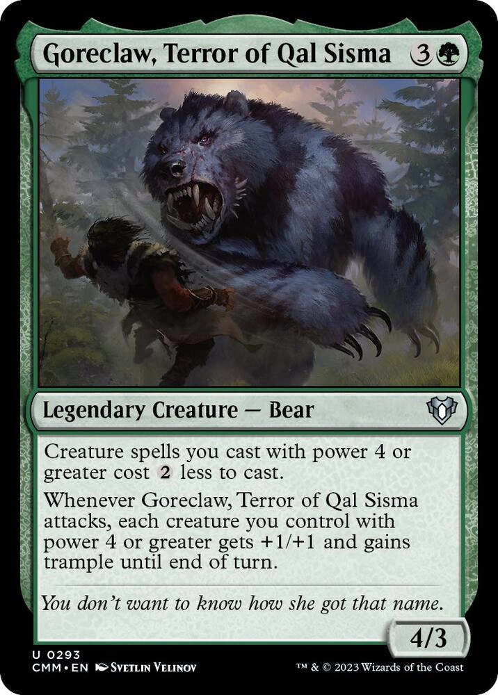 Goreclaw, Terror of Qal Sisma Foil