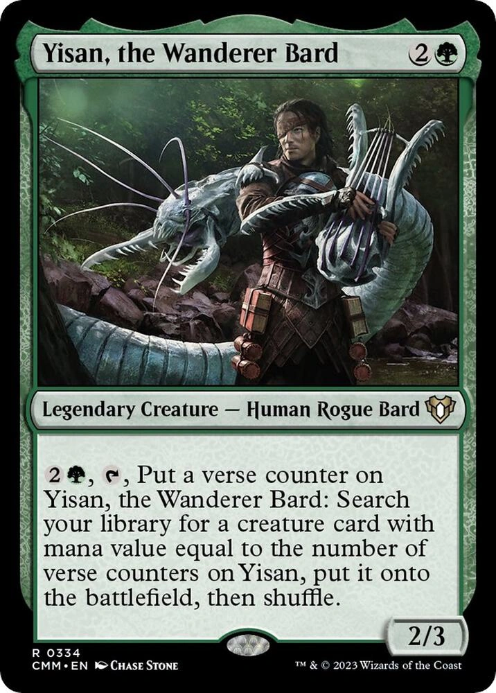 Yisan, the Wanderer Bard Foil