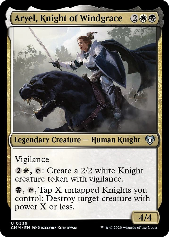 Aryel, Knight of Windgrace Foil