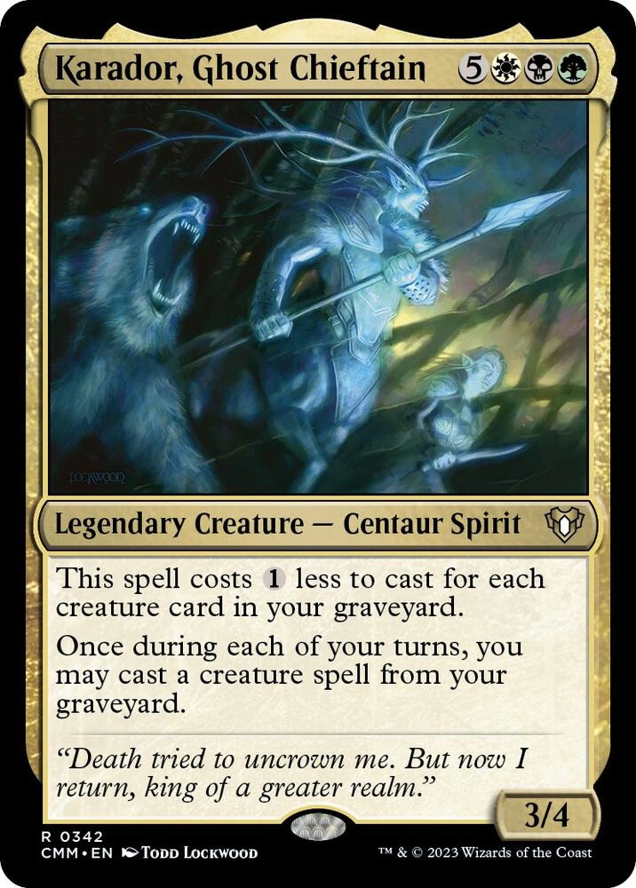 Karador, Ghost Chieftain Foil