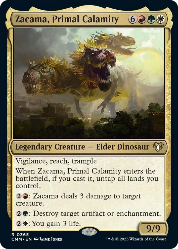 Zacama, Primal Calamity Foil