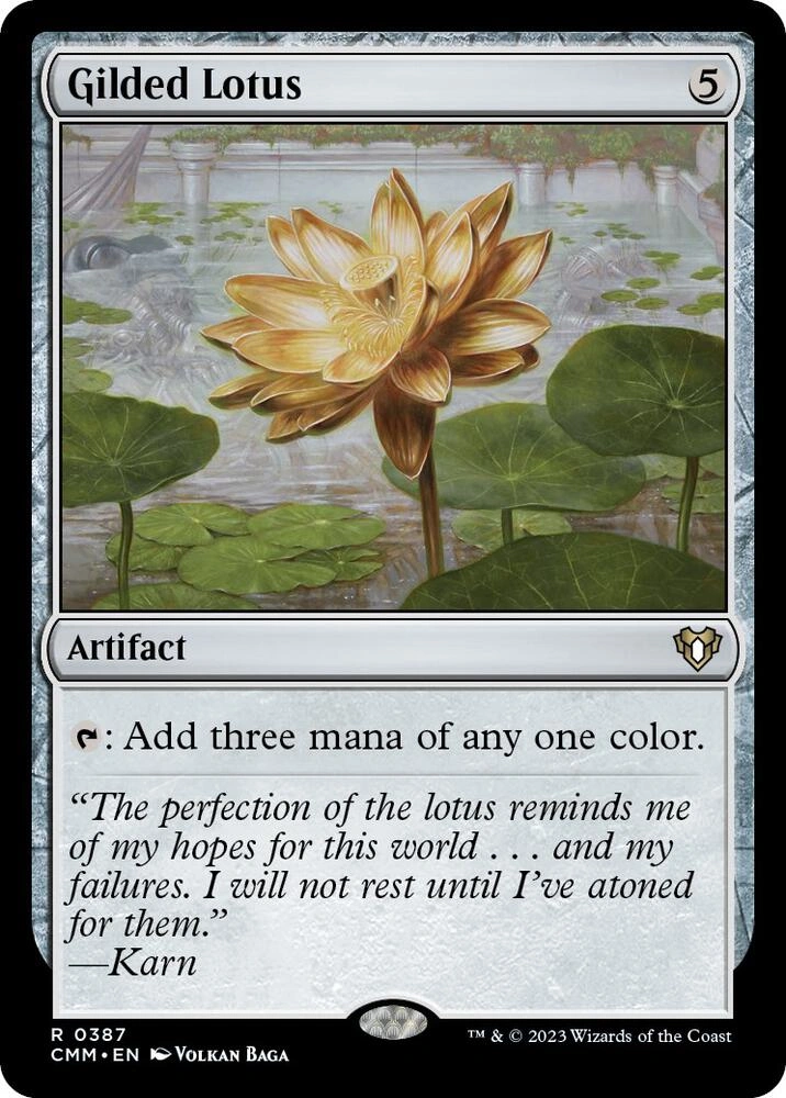 Gilded Lotus Foil