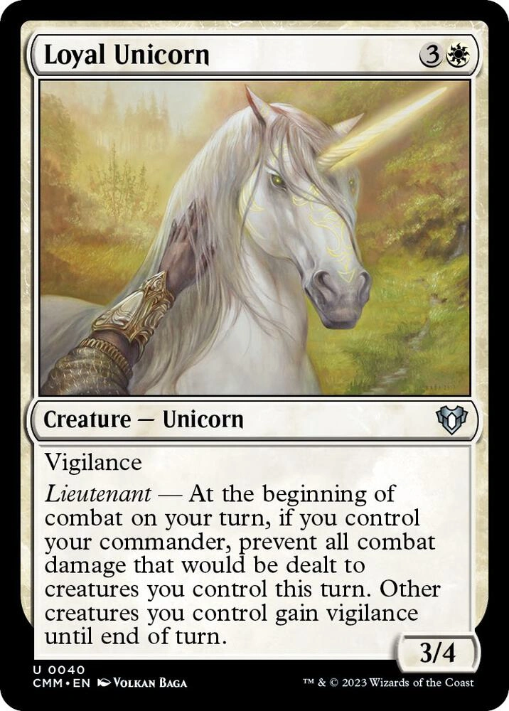 Loyal Unicorn Foil