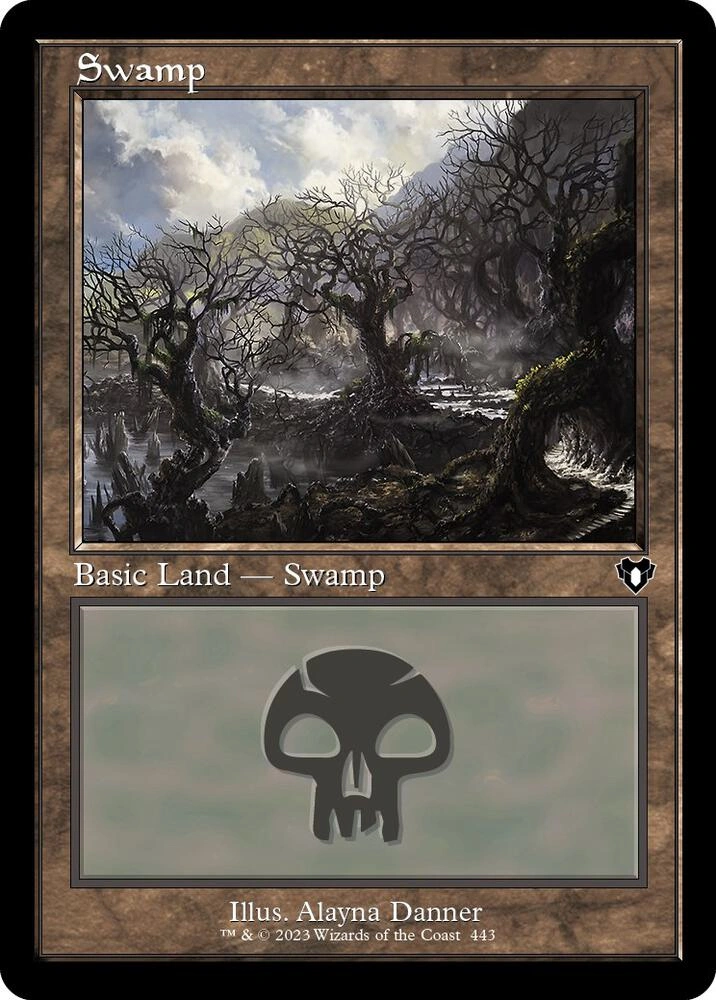 Swamp (443) (Retro Frame) Foil
