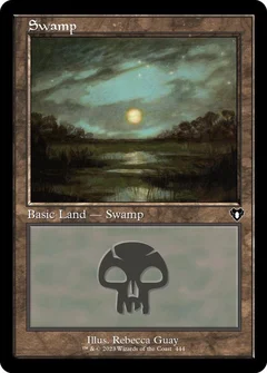 Swamp (444) (Retro Frame) Foil 444