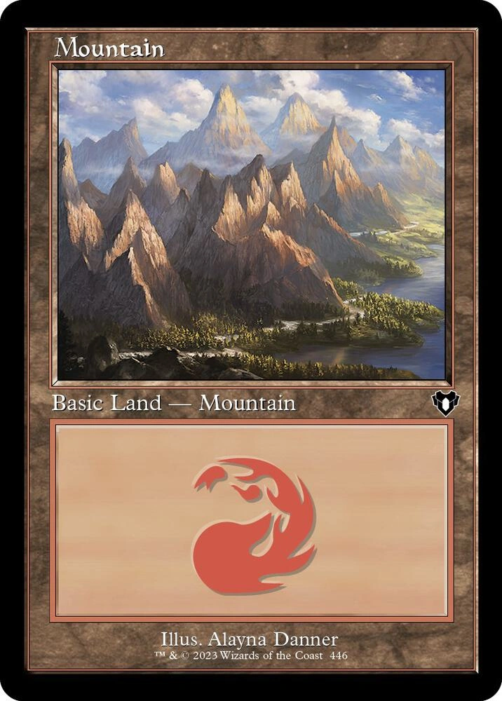 Mountain (446) (Retro Frame)