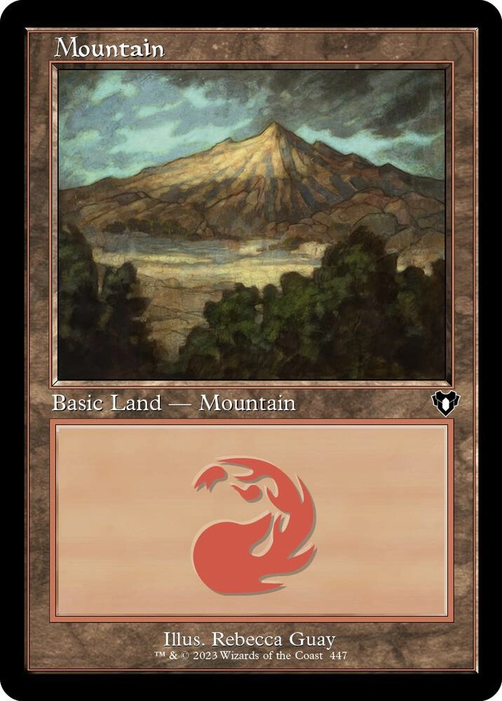 Mountain (447) (Retro Frame) Foil