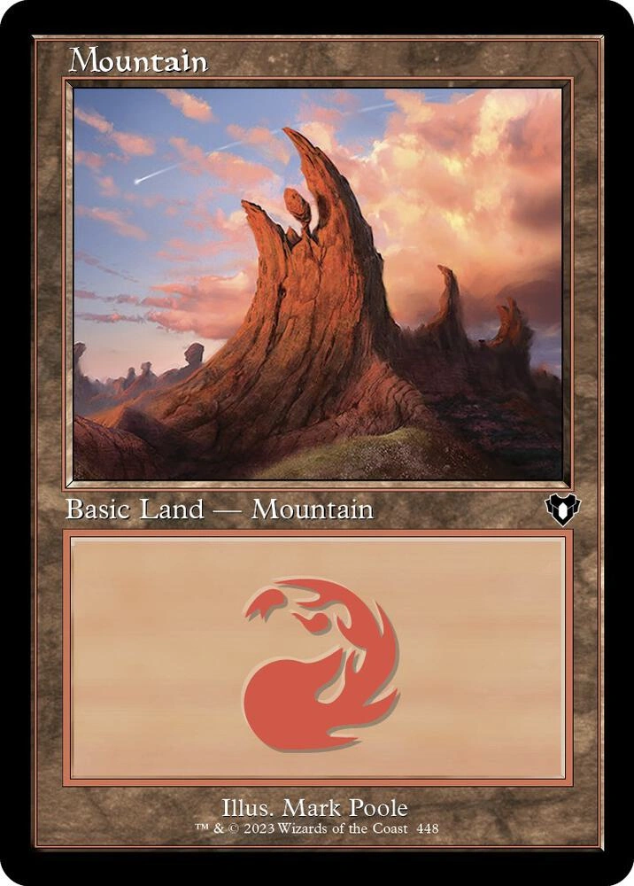 Mountain (448) (Retro Frame) Foil