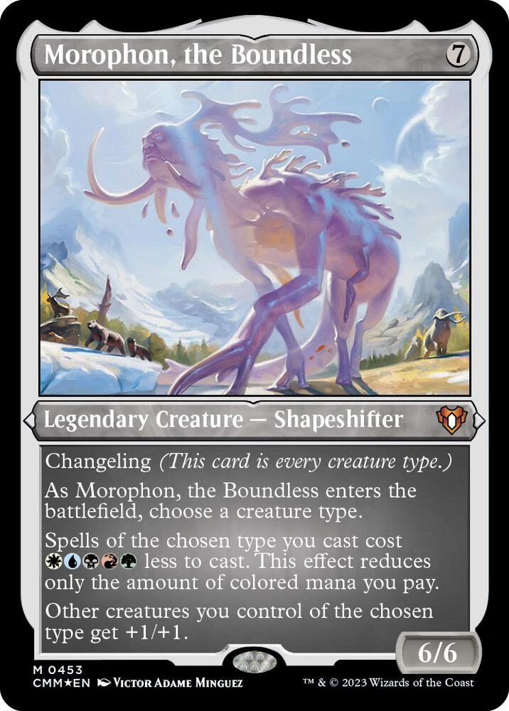 Morophon, the Boundless (Foil Etched)