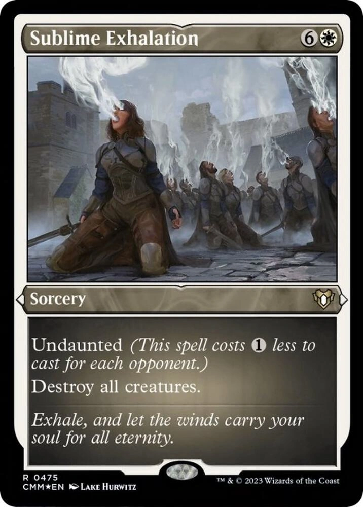 Sublime Exhalation (Foil Etched)