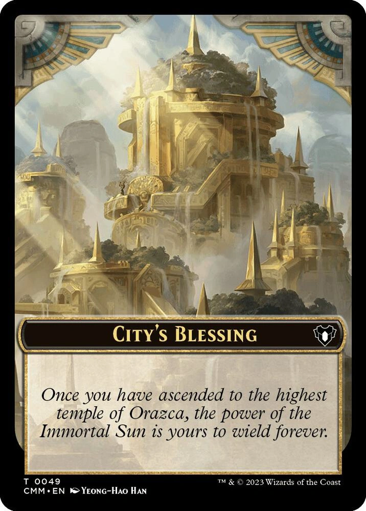 City's Blessing // Myr Double-Sided Token