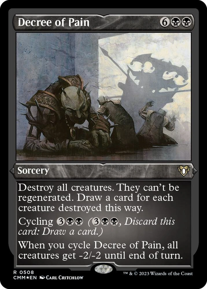 Decree of Pain (Foil Etched)