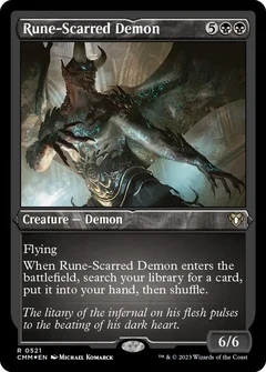Rune-Scarred Demon (Foil Etched) 521