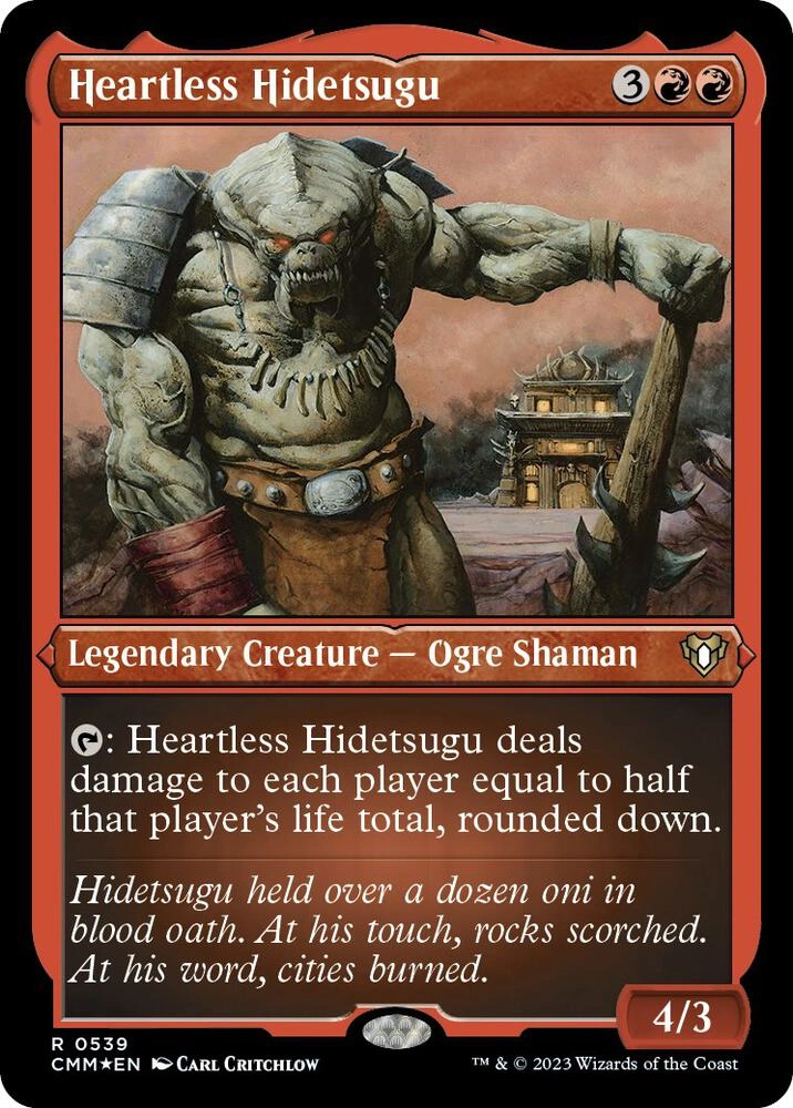 Heartless Hidetsugu (Foil Etched)