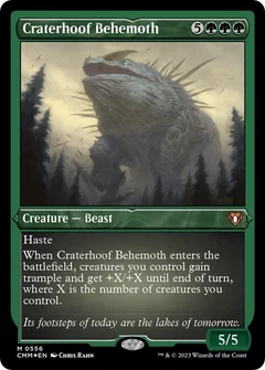 Craterhoof Behemoth (Foil Etched) 556