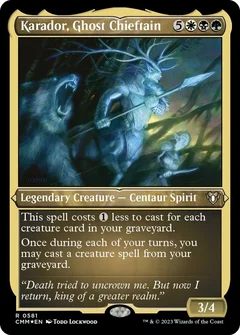 Karador, Ghost Chieftain (Foil Etched) 581