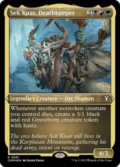 Sek'Kuar, Deathkeeper (Foil Etched) 591