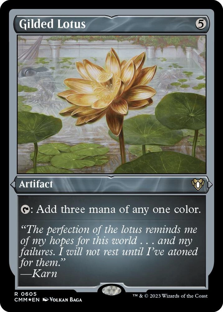 Gilded Lotus (Foil Etched)