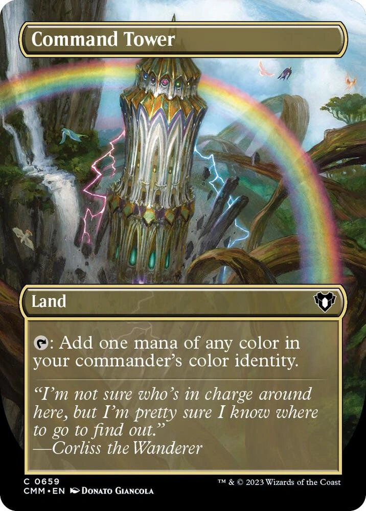 Command Tower (Borderless) Foil