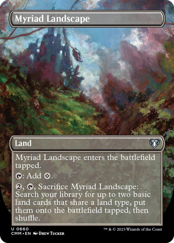 Myriad Landscape (Borderless) Foil