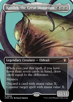 Kozilek, the Great Distortion (Borderless) Foil 668