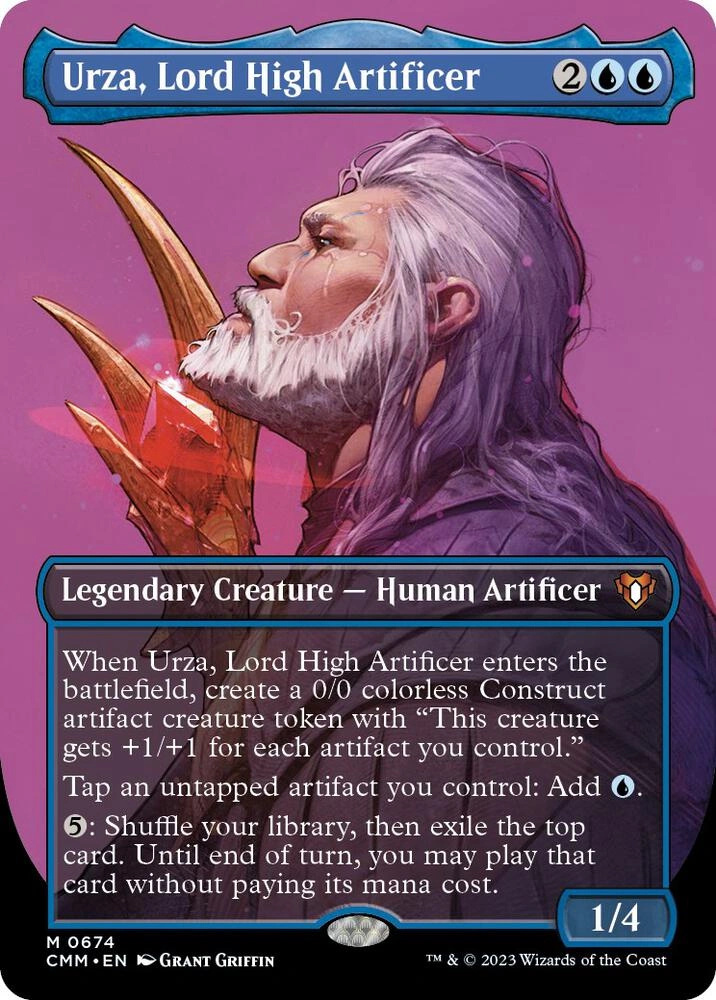 Urza, Lord High Artificer (Borderless) Foil