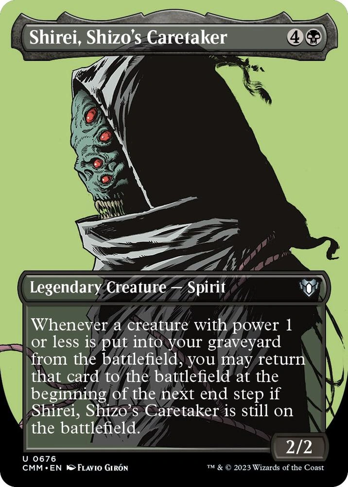 Shirei, Shizo's Caretaker (Borderless) Foil