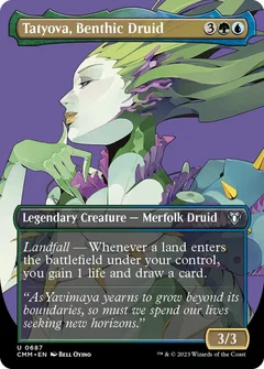 Tatyova, Benthic Druid (Borderless) Foil 687