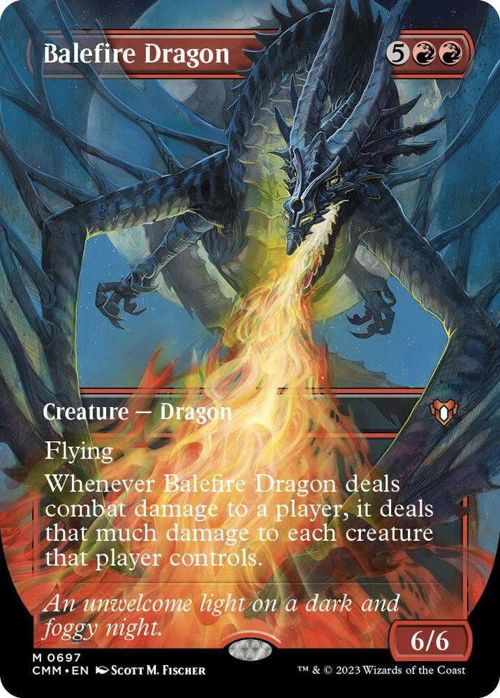 Balefire Dragon (Borderless) Foil