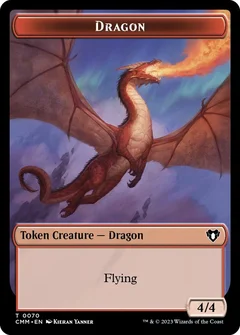 Dragon // Kor Ally Double-Sided Token 70 // 64