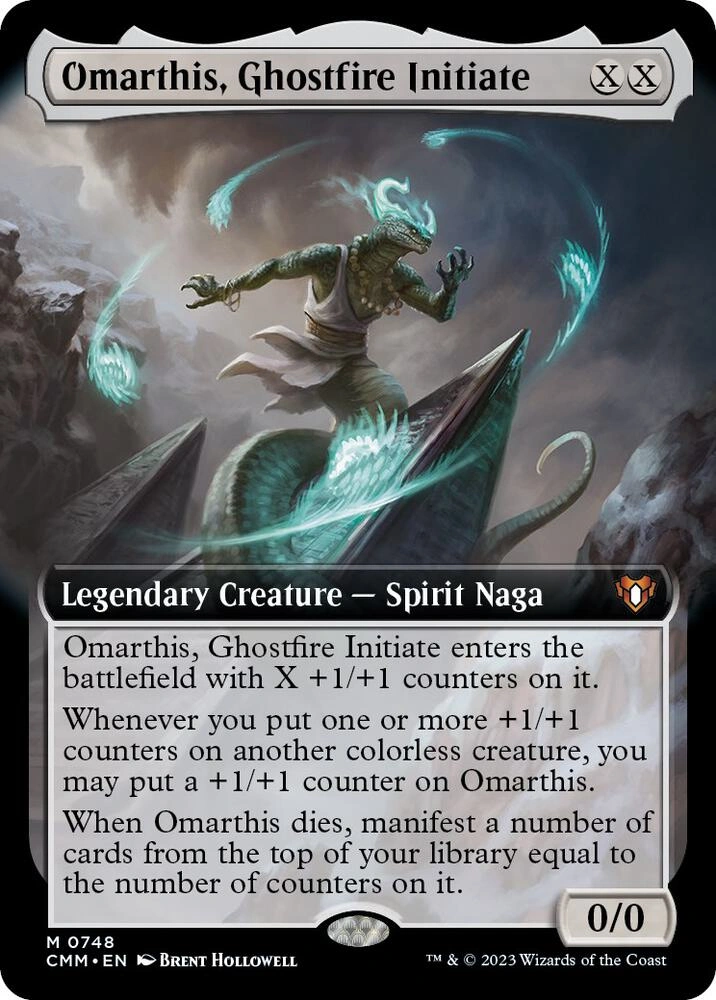 Omarthis, Ghostfire Initiate (Extended Art) Foil